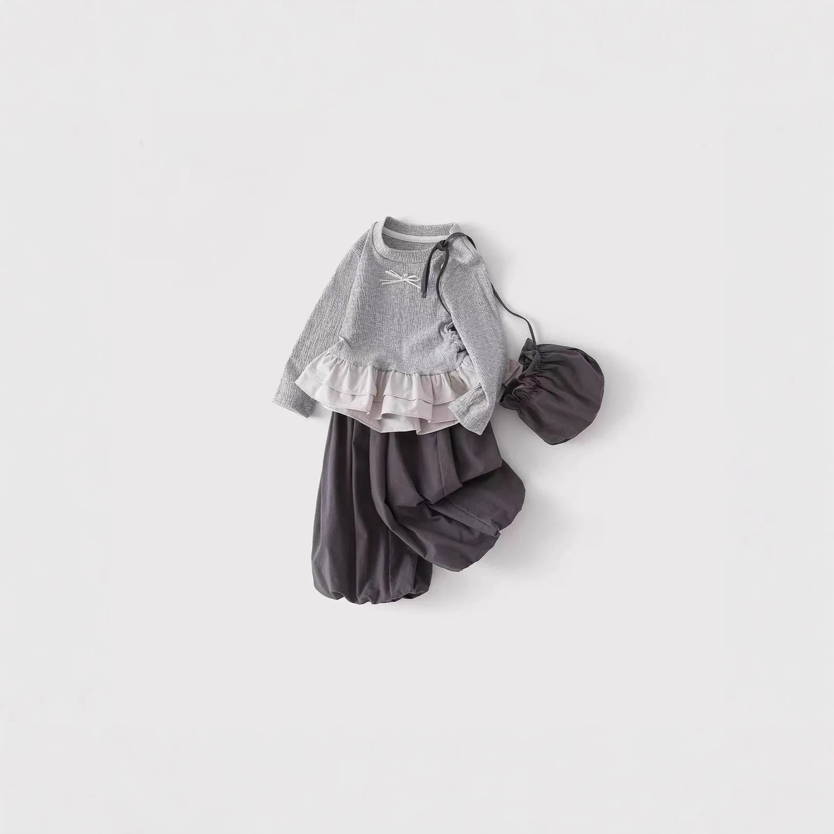 Girls' Set Spring and Autumn 2025 New Style Fashionable Autumn Girls' Baby Clothes Children's Autumn Two Piece Set