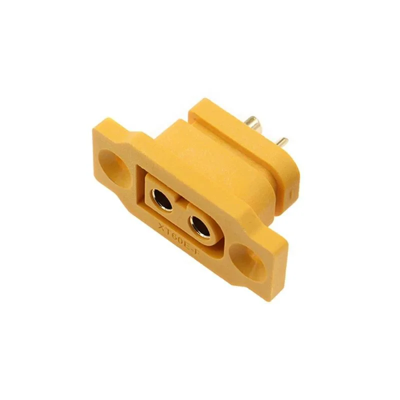 10pcs  XT60E-F M DC 500V Female Plug Large Current Gold/Brass Ni Plated Connector Power Battery Connecting Adapter For RC Model