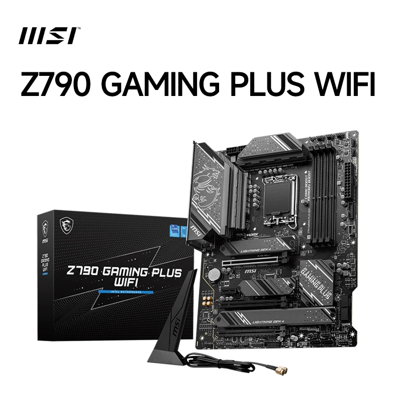 

MSI Z790 GAMING PLUS WIFI MotherBoard 256GB Intel Z790 Motherboard LGA1700 PCI5.0 DDR5 diy gaming computer Gaming placa mãe