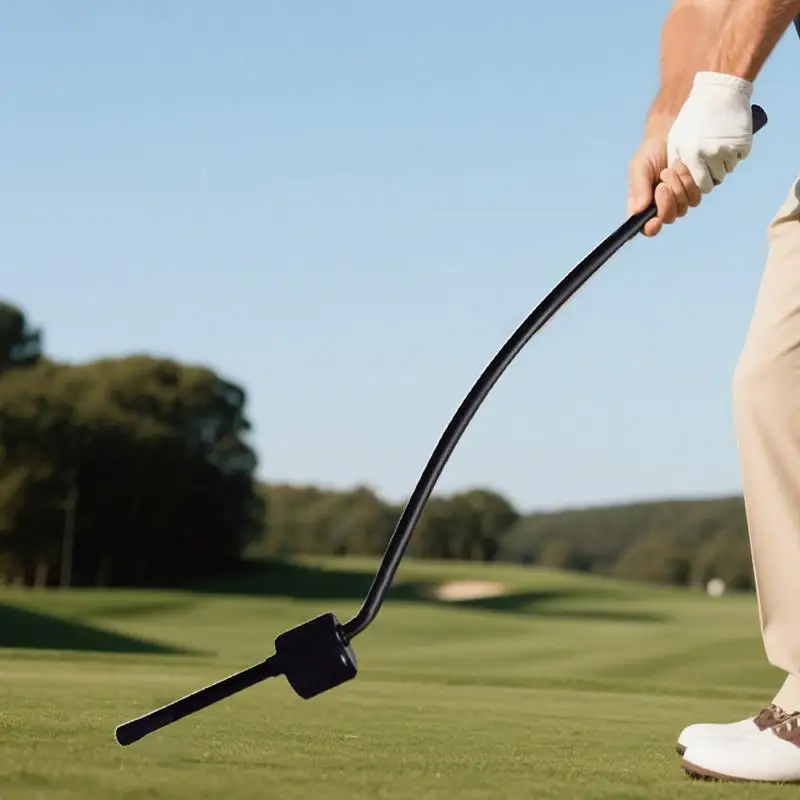 Golf Warm Up Stick Golf Swing Trainer Portable Identify The Center Of Gravity Inertia Swing Trainer Golf Swing Practice Stick