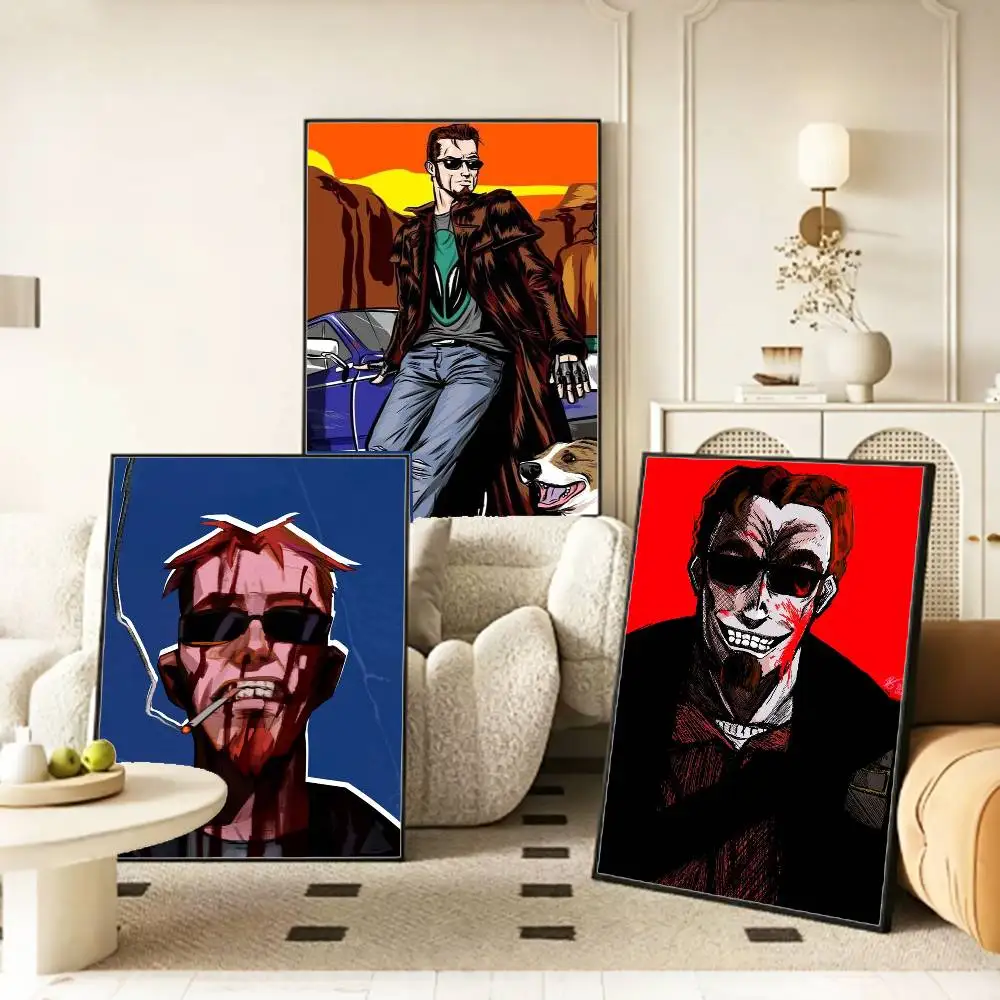 Shooter Game P-Postal Dude  Poster HD Self Adhesive Waterproof Wall Art Ideal for Home Office Dorm Gift