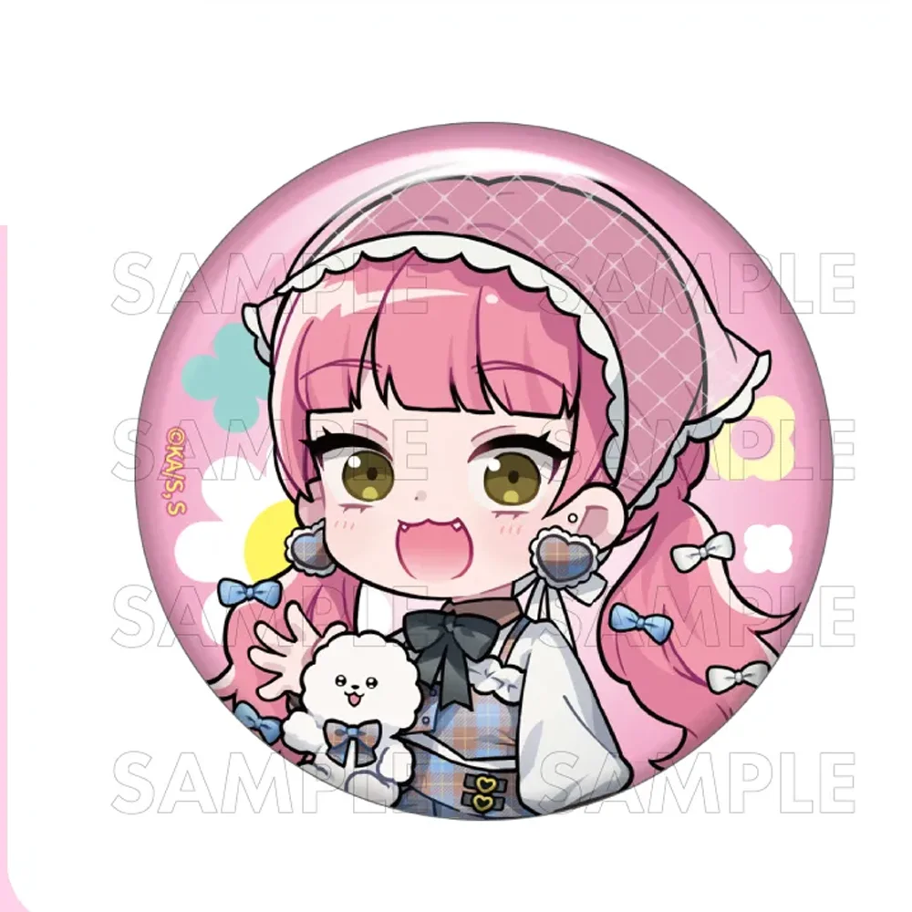 Anime You and I, Total Opposites Miyu Yusuke Preppy Coord 58MM Badge Kawaii Keychain Cute Keyring Lapel Pin Itabag Decoration