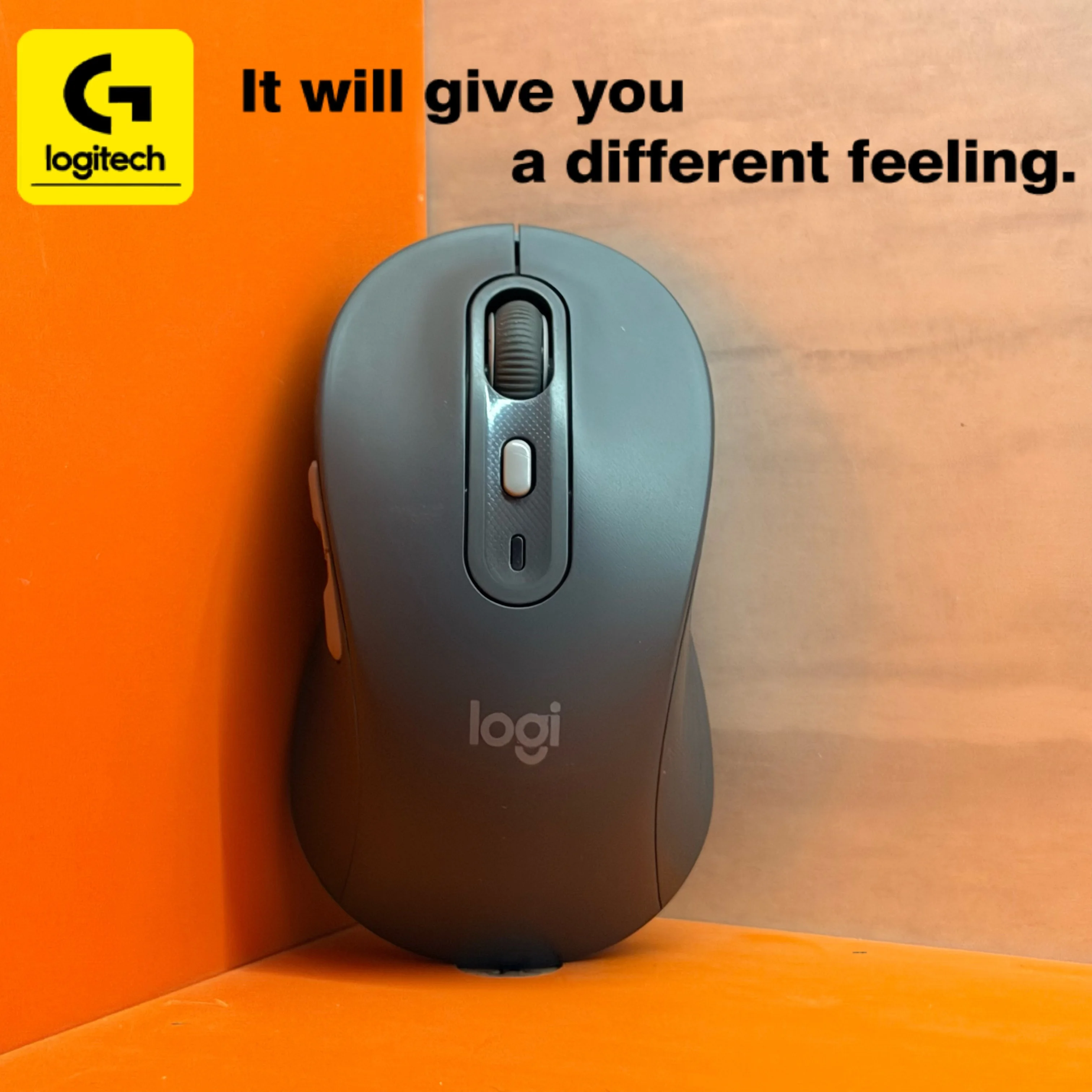 

[Мгновенное подключение] Беспроводная Bluetooth-мышь Logitech M750 с передовой оптической технологией