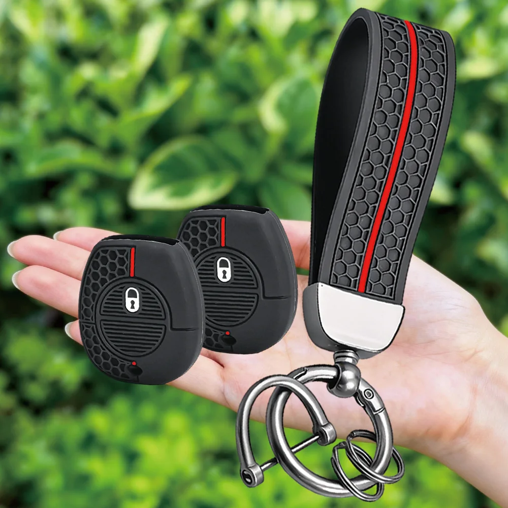 1Button Silicone Car Remote Key Fob Shell Cover Case Keychain For Nissan Navara X-Trail Almera Tino Primera Terrano Micra Patrol