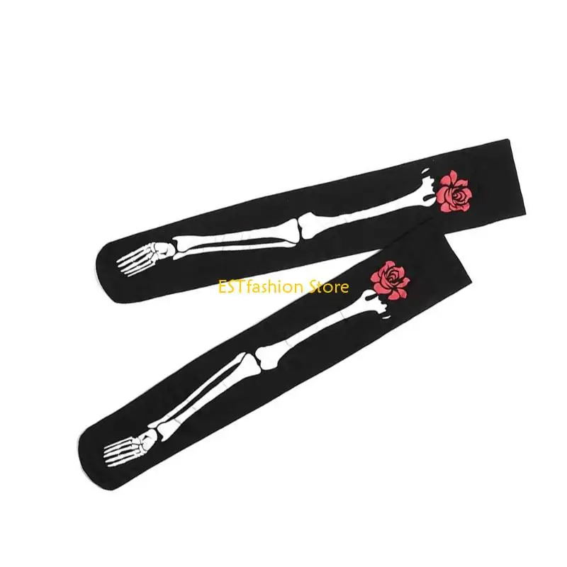 Y5GC 여성 고 탄성 허벅지 고 스타킹 통기성 할로윈 축제 레그웨어 의상