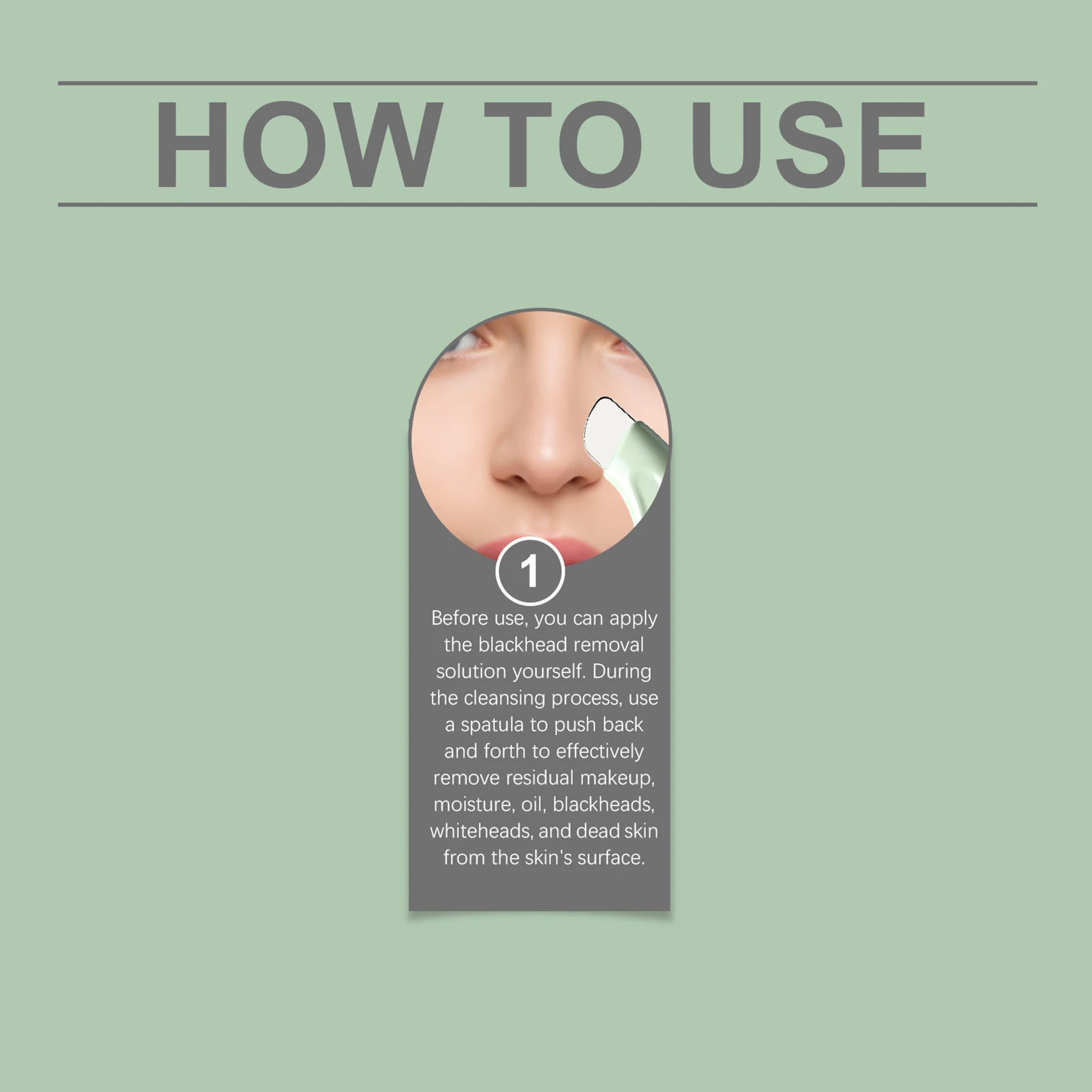 أداة بسيطة للتنظيف العميق للرؤوس السوداء والرؤوس البيضاء للأنف والوجه للنساء، منظف مسام البشرة، أدوات تجميل للعناية بالبشرة #5