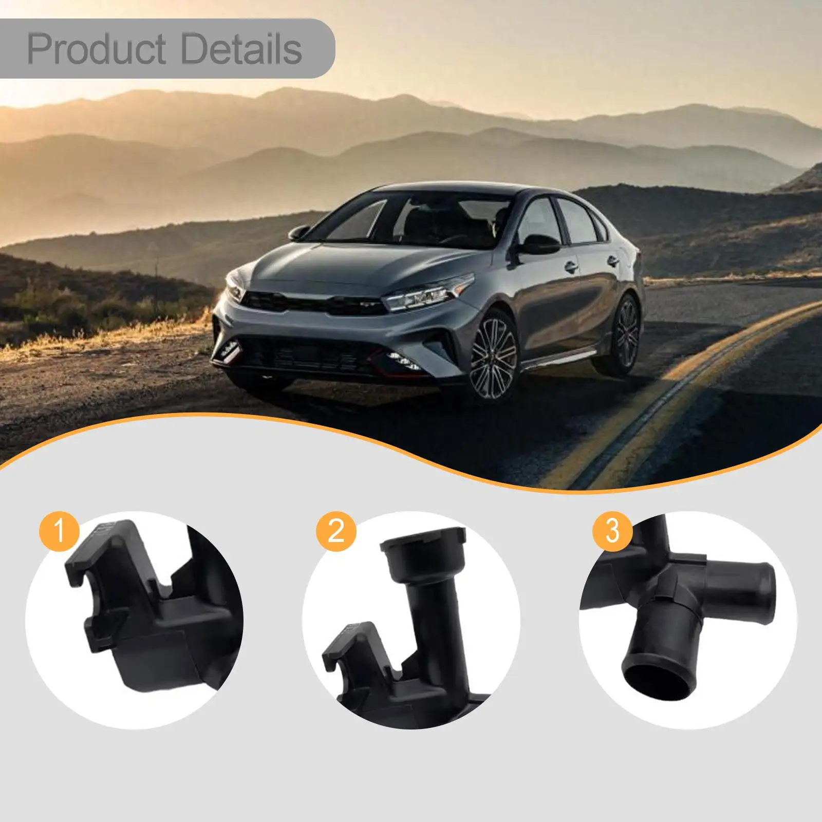 Pengisi Tangki Air 25329F9000 Kompatibel untuk Hyundai Elantra 2.0L Sedan