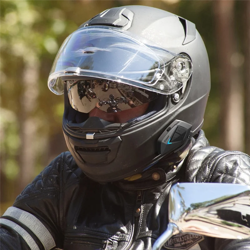 Ingenious-INWA Motorhelm Bluetooth Intercom Headset Full-Face Motorrijden Waterdichte draadloze oproepheadset