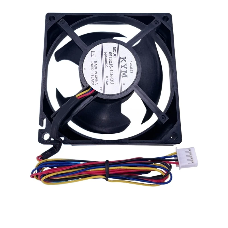 Suitable for Toshiba refrigerator freezer fan DC fan MODEL-09232JS-14N-BU DC12V