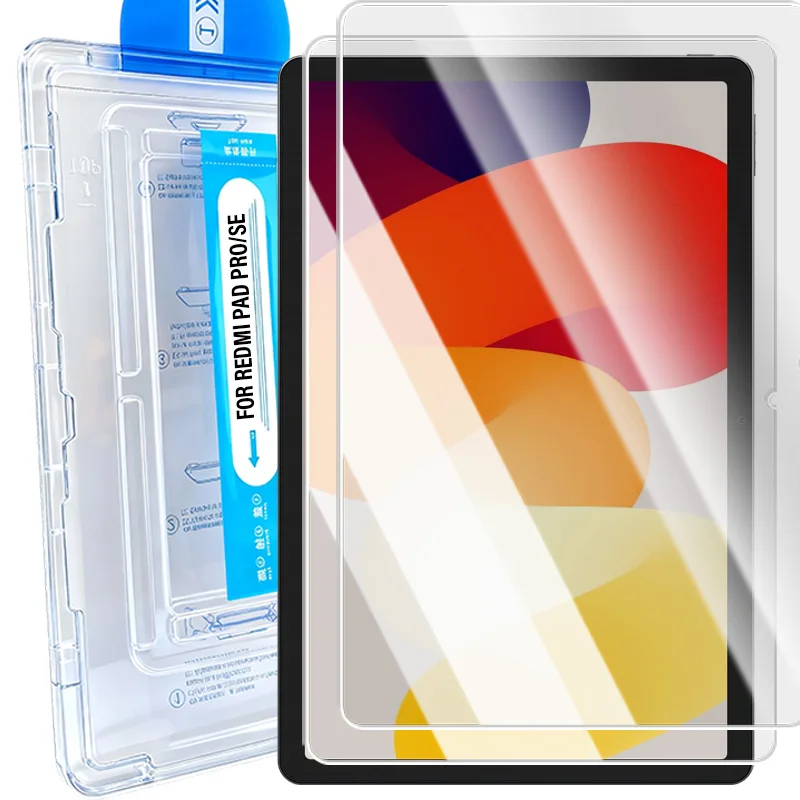 

Прозрачная защитная пленка HD для Redmi Pad Pro 12,1 дюйма SE 8,7 дюйма 11 дюймов, пленка из закаленного стекла с пылезащитным инструментом для легкой установки