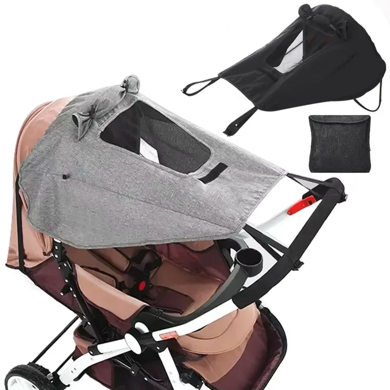 Accesorios universales para cochecito de bebé, parasol con protección UV, cubierta de dosel para cochecitos, asiento de coche para bebés, visera solar