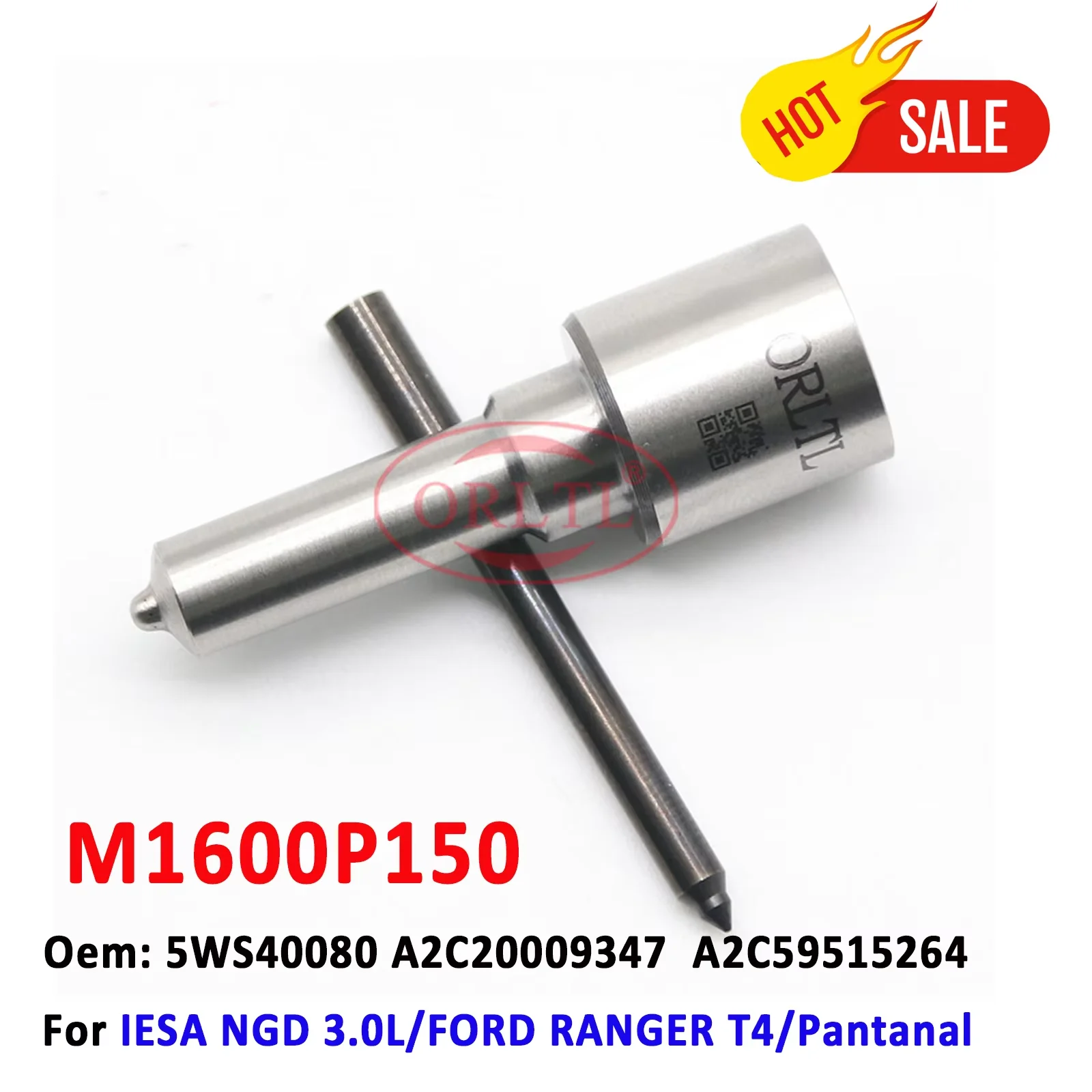 Bico injetor diesel ORLTL M1600P150 DLLA150PM1600 M 1600 P150 para FORD RANGER T4/Panta 5WS40080 A2C 20009347   A2C 59515264