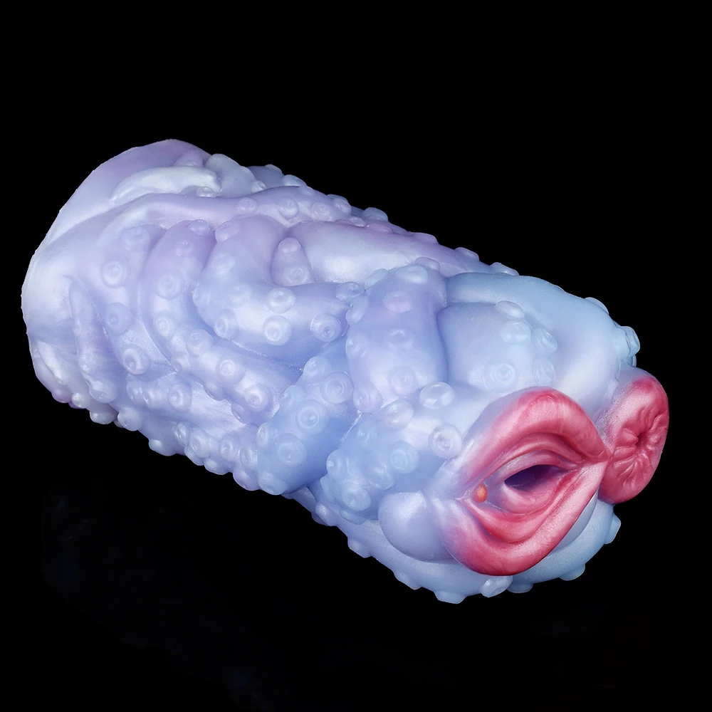 GEEBA 2317 نابض بالحياة الأخطبوط مخالب سيليكون ذكر الاستمناء نابض بالحياة الحيوان كس الذكور القضيب Onahole جيب كس ألعاب جنسية #2