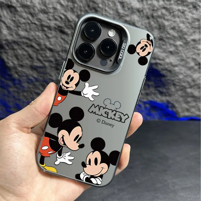 Disneys Mickeys Minnies Mouses Cute Phone Case For iPhone 15 14 13 12 11 Pro Max 7 8 Plus XR XS MAX Y2K Anti Fall Back Cover