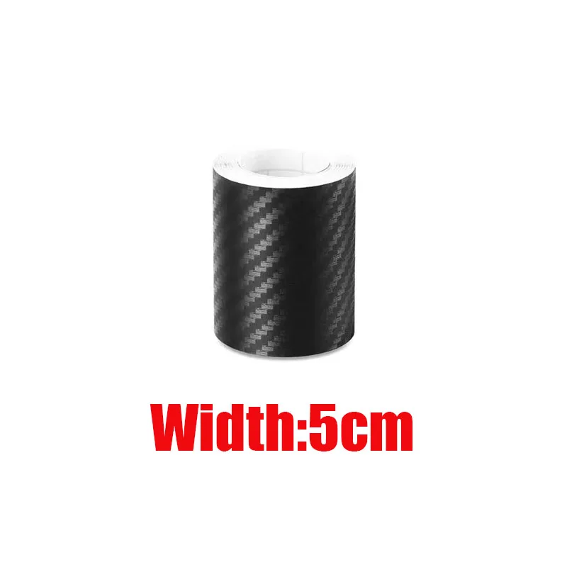 1/2 stücke Carbon Faser Automotive Klebeband Rolle Matte Schwarz Schutz Auto Film Selbst-Klebe Film 3D Auto film Zubehör