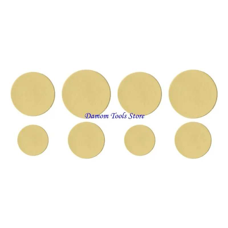 

57BE 4pcs/8pcs Gold Round Cake Presentation Boards Thick Safe Dessert Cardboard