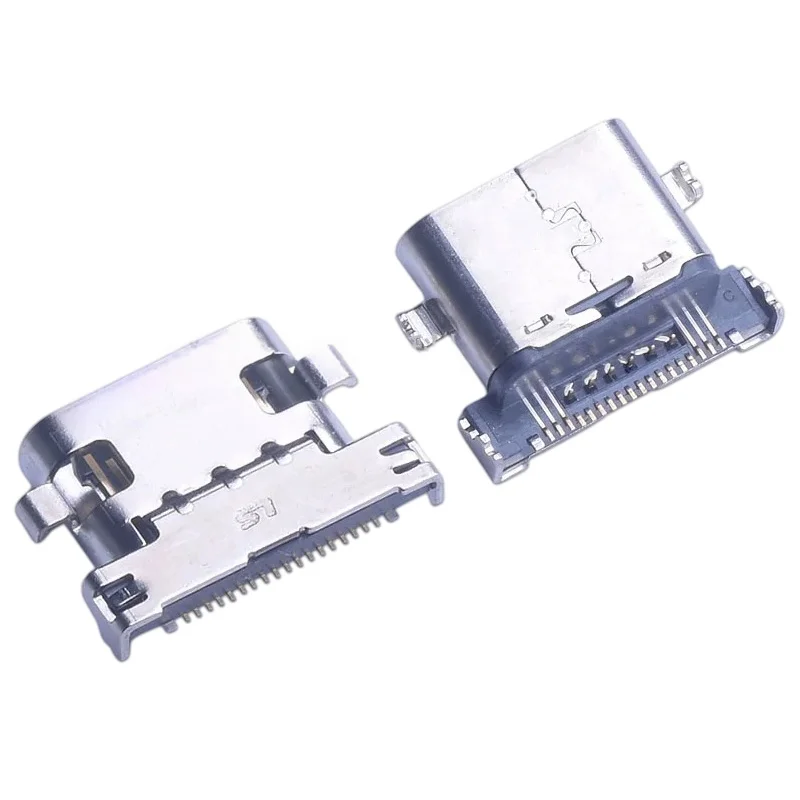 5-50pcs Type C USB Charging Tail Female Socket Jack Port Dock Plug Power Connector 24Pin 0.8mm For LG NEXUS X5