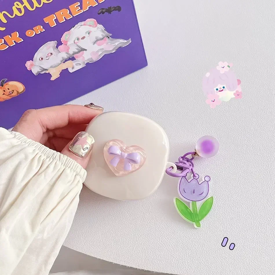 جراب حماية لسماعات الكرتون على شكل دب لطيف ، غطاء سيليكون ، براعم سامسونج غالاكسي لايف في ، Buds2 ، 2Pro ، براعم برو ، بلوتوث