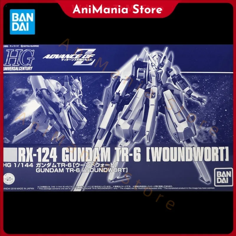 

Original Bandai In shock HG 1/144 RX-124 Gundam TR-6 Woundwort movable assembly doll assembly model statue toy collection gift