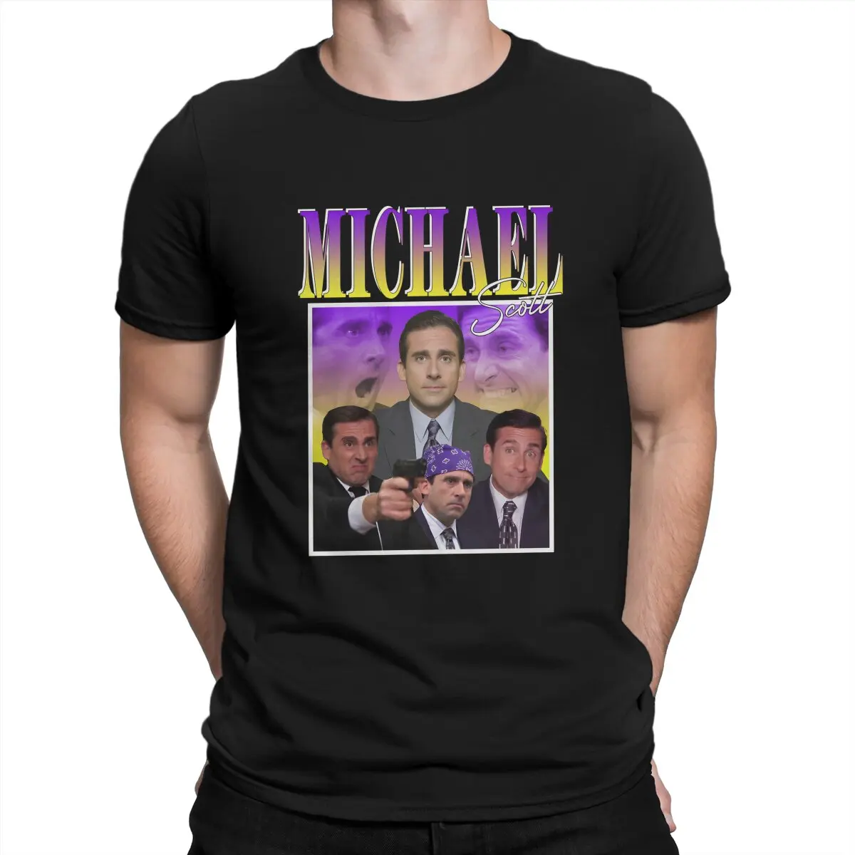 The Office Michael Scott T Shirt Homme Men's Tshirt O-Neck