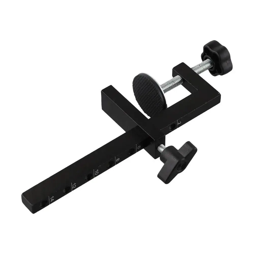 조절식 목공 클램프 철제 구조 143mm 사이즈 역방향 클램프 두께 확장 마이크로 조절 핸들 C-클램프