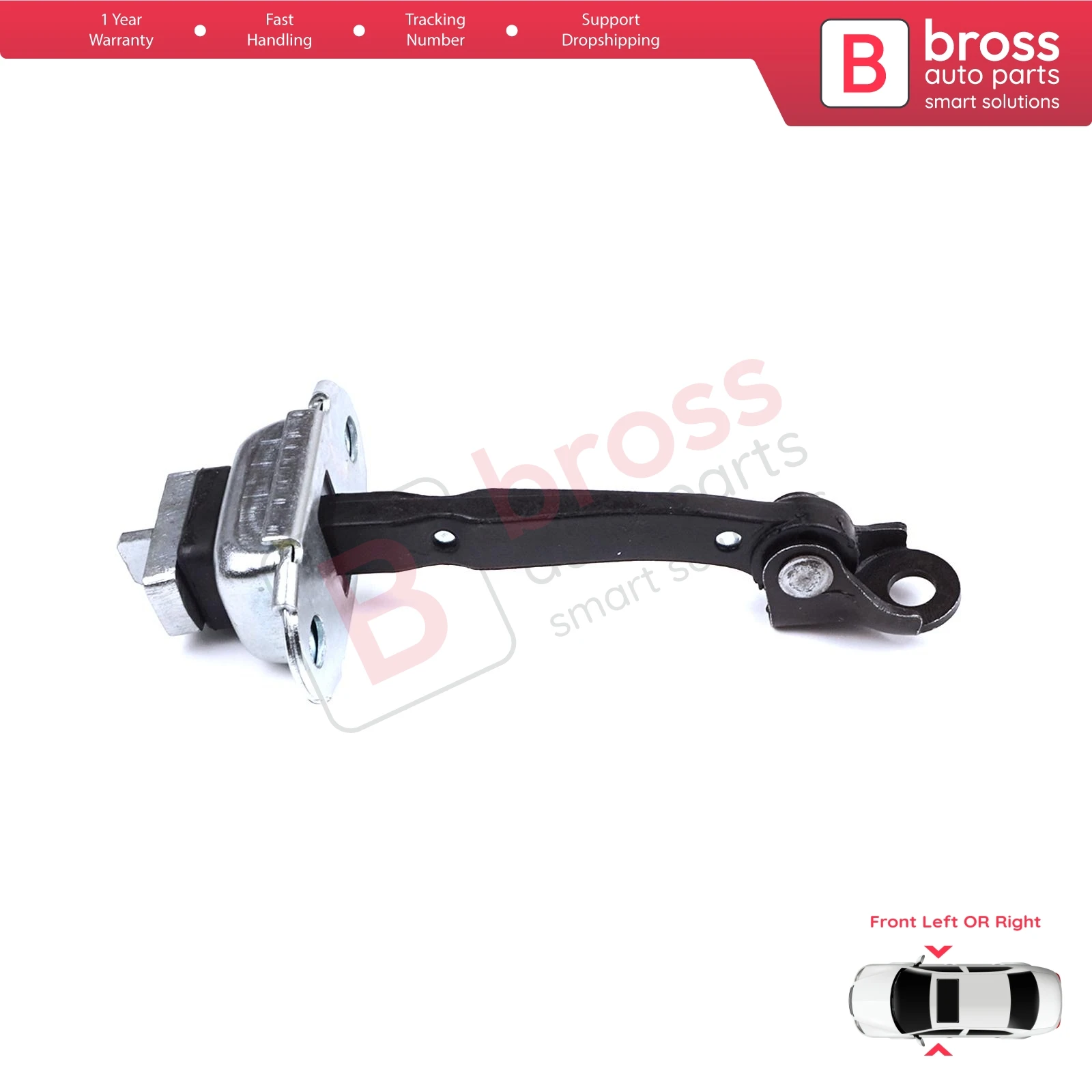 BDP1365 Front Door Stop Check Assy Limiter Strap for Toyota Yaris Echo Verso FunCargo Vitz Platz MK1 P1 P2 2003-2005 Facelift