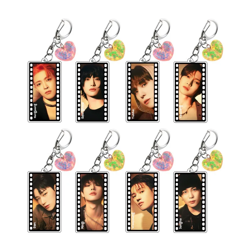 

Korean Boy Group ATEEZ Peripheral Hongjoong Bag Buckle Acrylic Hanging Piece Keychain 963