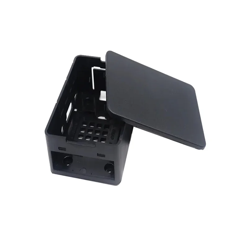CNC machining ABS, PC and other engineering plastic plastic products Black plastic clamshell electronic component shell