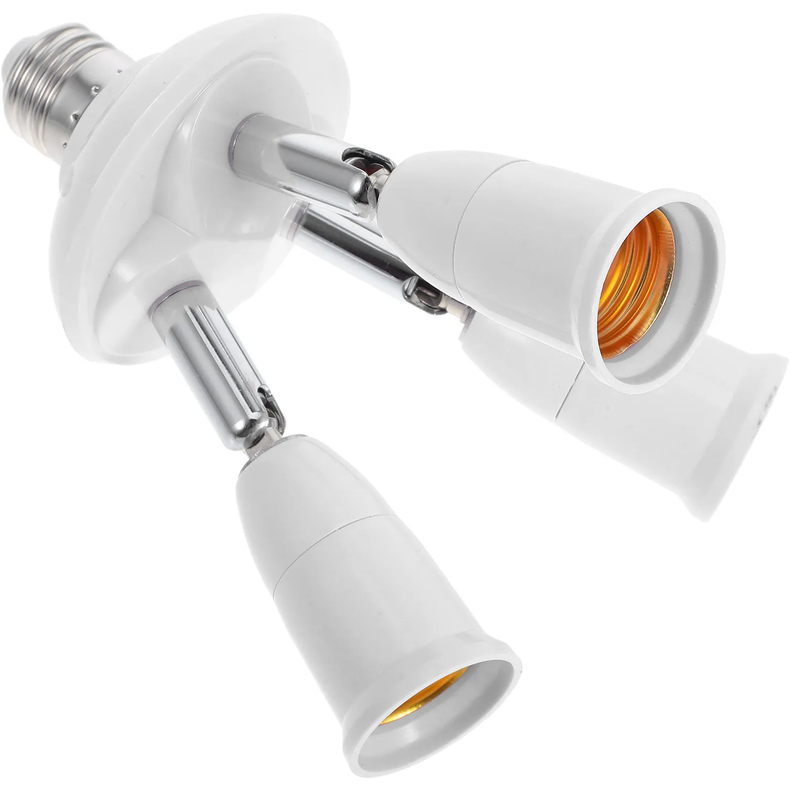 Bendable Socket Extender Adaptor Bulb Holder Base Lamp Flexible Extension Adapter