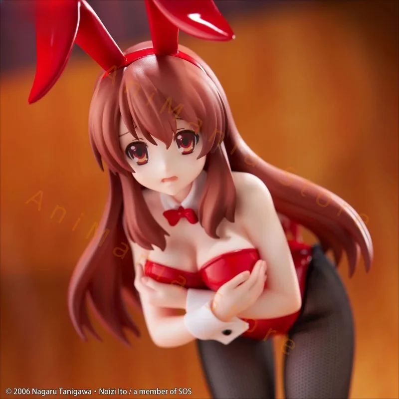 Asli Bi Kute Bunnies Suzumiya Haruhi no Yuutsu Asahina Mikuru PVC Anime Figre Ac Chion Figre Model dan Y Chri Stmas Techft