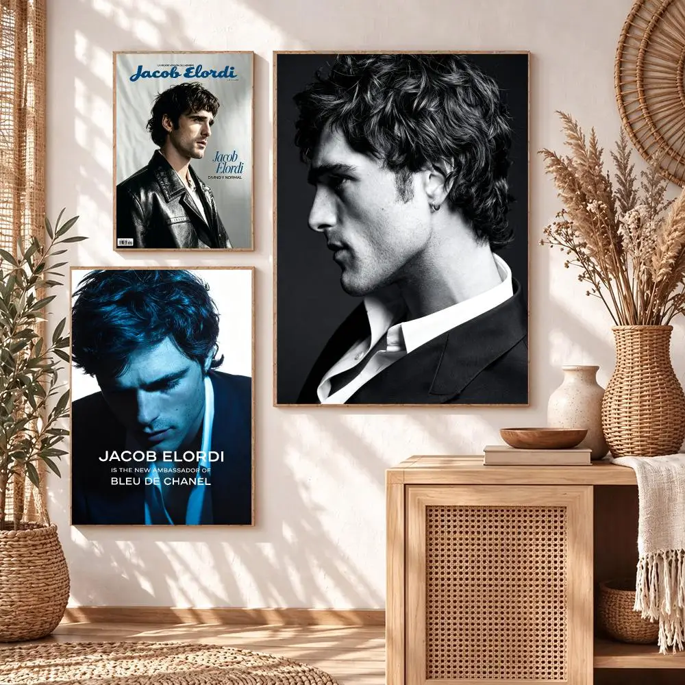 actor Jacob Elordi Poster Poster HD Printing Cozy Warm Style Home Decor Suitable for Living Room Bedroom Gift