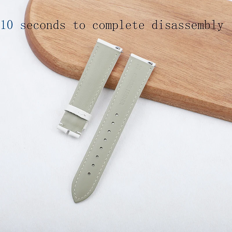 For Garmin New Watch Lily2 Genuine Leather Strap Lily 2 Smartwatch Women Cowhide Quick Release Watchband 14mm Fashion Bracelet