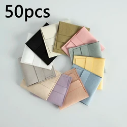 50/10/1pcs Microfiber Soft Velvet Bag Jewelry Presents Pouches for Necklace Bracelets Wedding Gift Package Envelope Bags