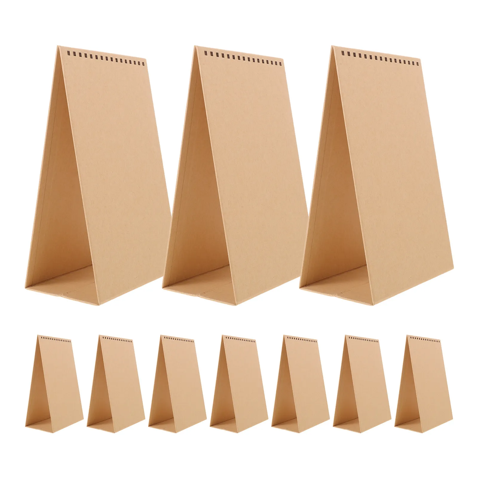 Minimalist Blank Calendar Rack Wall Mountable Or Desk Use Calendar Organizer for Daily Planning Schedule Management Home Office
