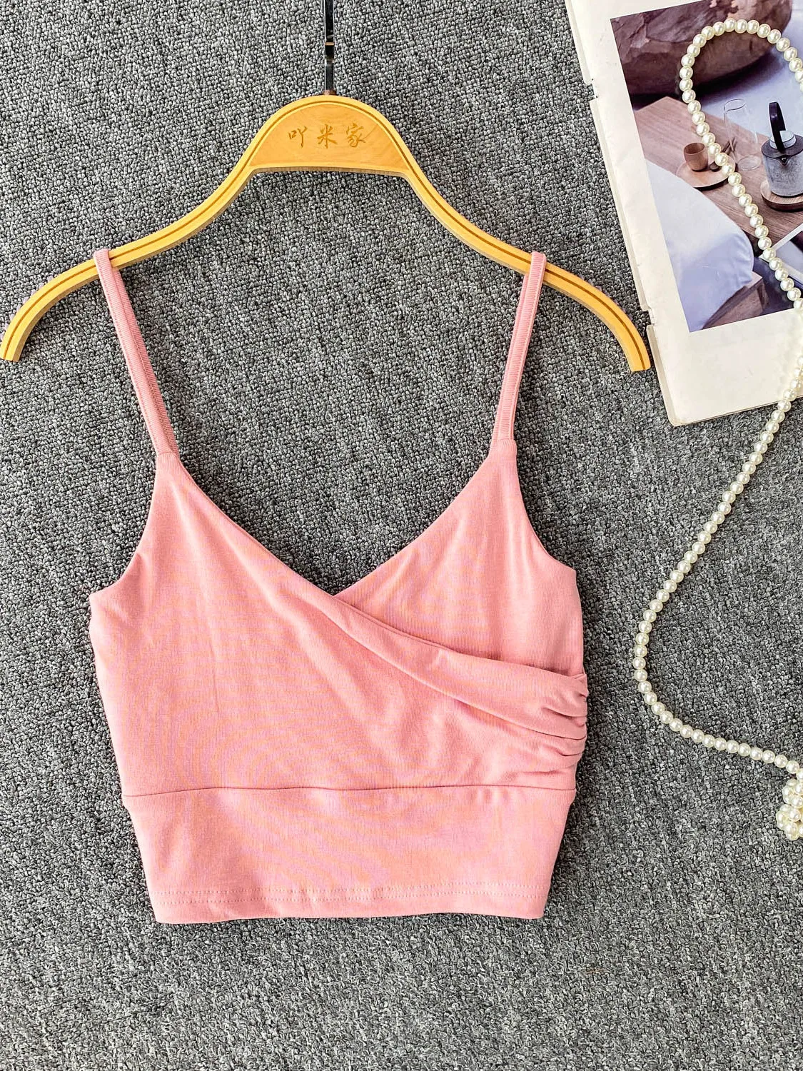 

Сексуальный жилет с перекрестным v-образным вырезом и ремешком, женская летняя внутренняя одежда, верхняя одежда для похудения, топ, горячие предметы S, цвет для поездок на работу