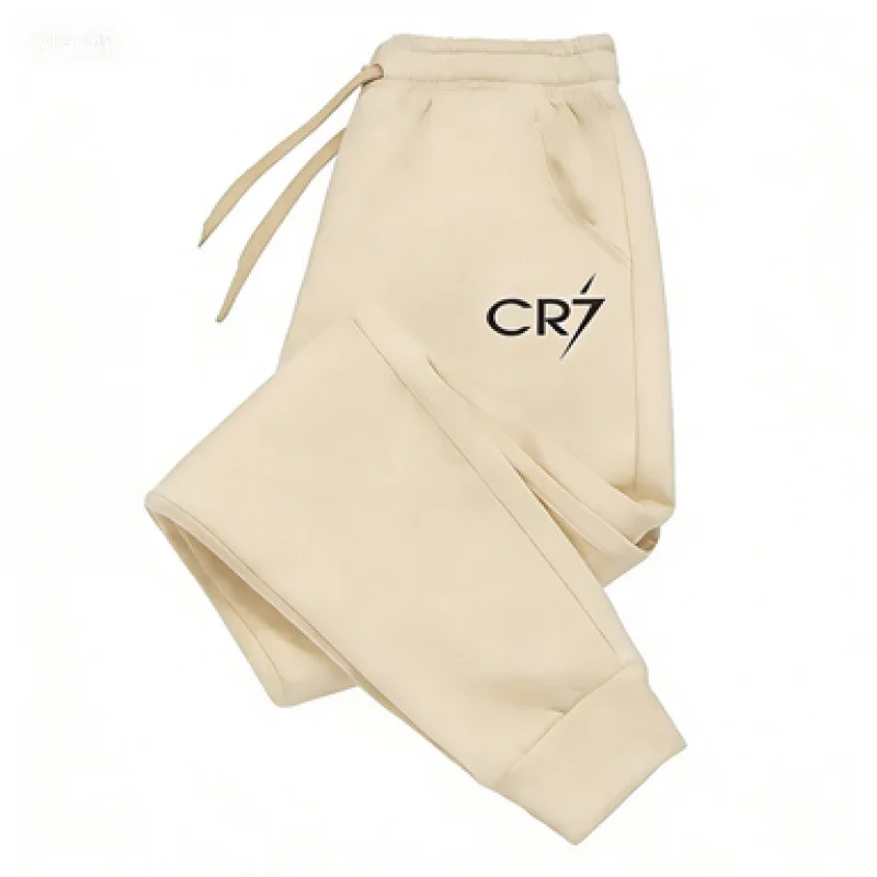 

Men's Winter Casual Sports Running Pants High-Quality Outdoor Cool Printed Elastic Waist Long Trousers for Urban Fashion