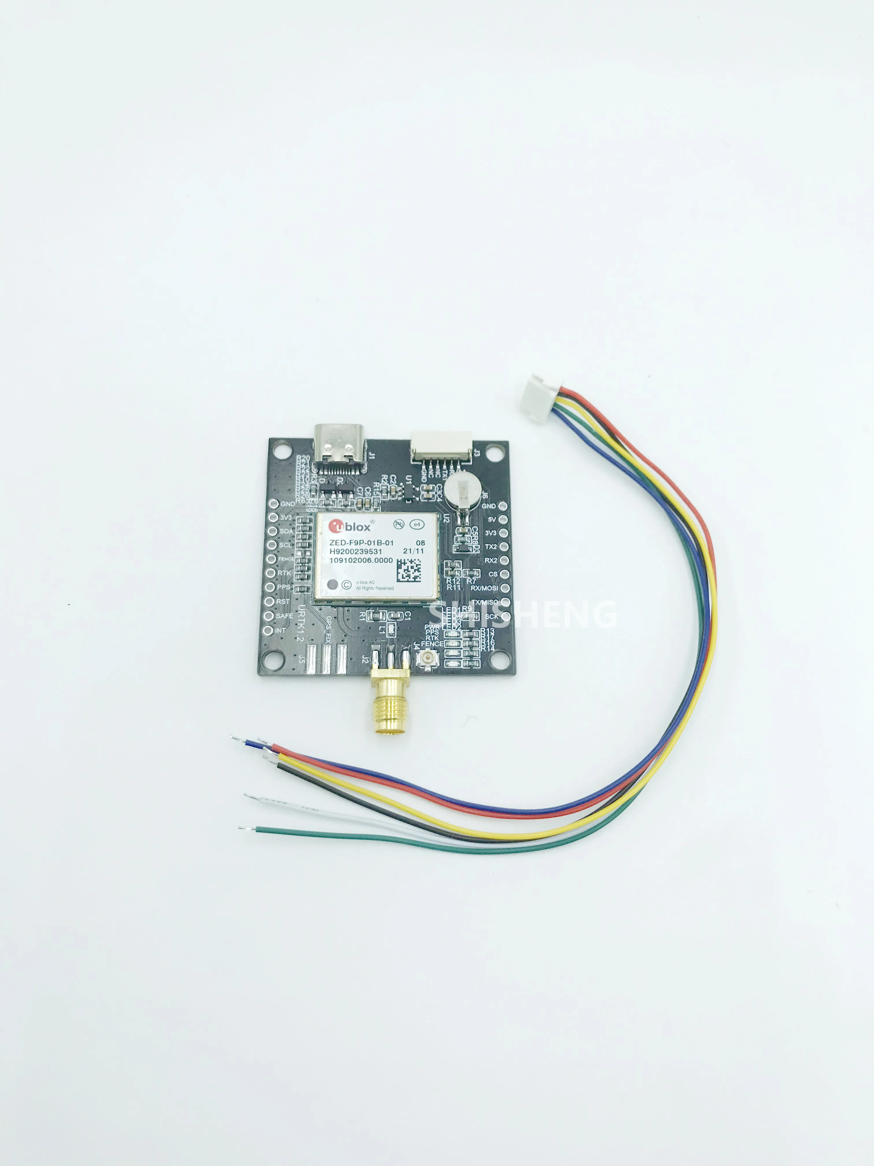 1PCS/LOT ZED-F9P-01B zed f9p rtk  gps module High precision centimeter-level differential positioning RTK module GNSS card