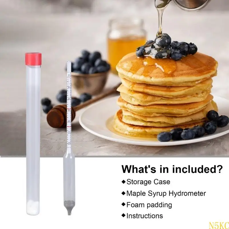 

N5KC Maple Syrup Hydrometer Test Maple Syrup Density Baumes and BrixScale