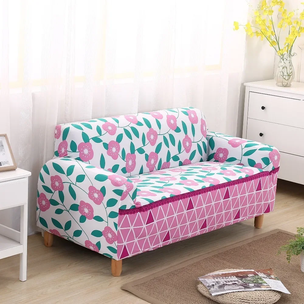 90-300 Cm Flexible Stretch Sofa Cover Big Elasticity Couch Cover Solid Sofa Machine Washable Polyester Fiber Funiture Cover