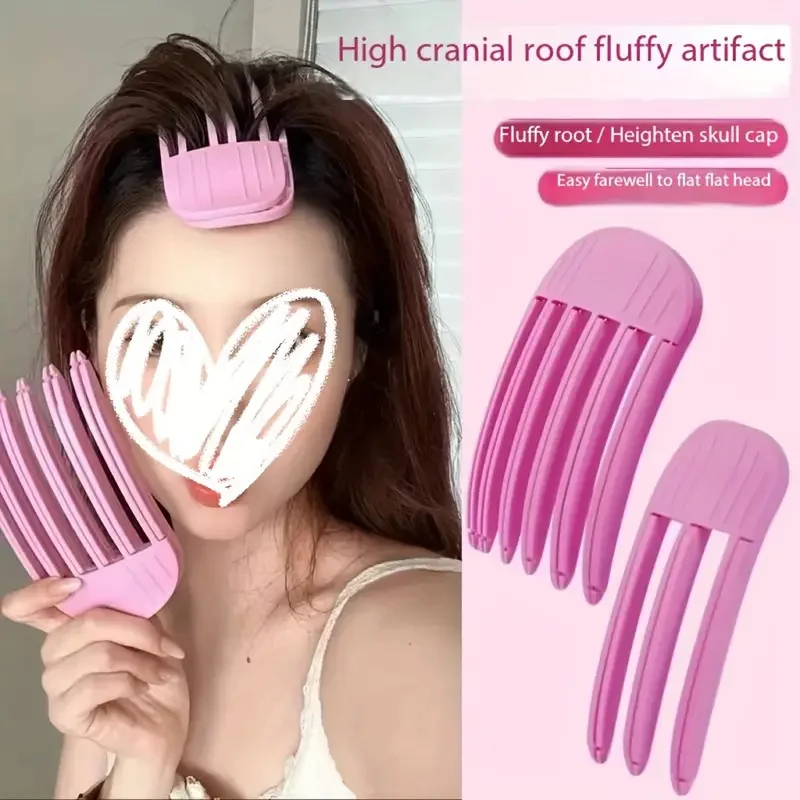 Wind shaping comb high head hair fluffy artifact pad hair root hairpin female style forehead increase top bangs shaping comb