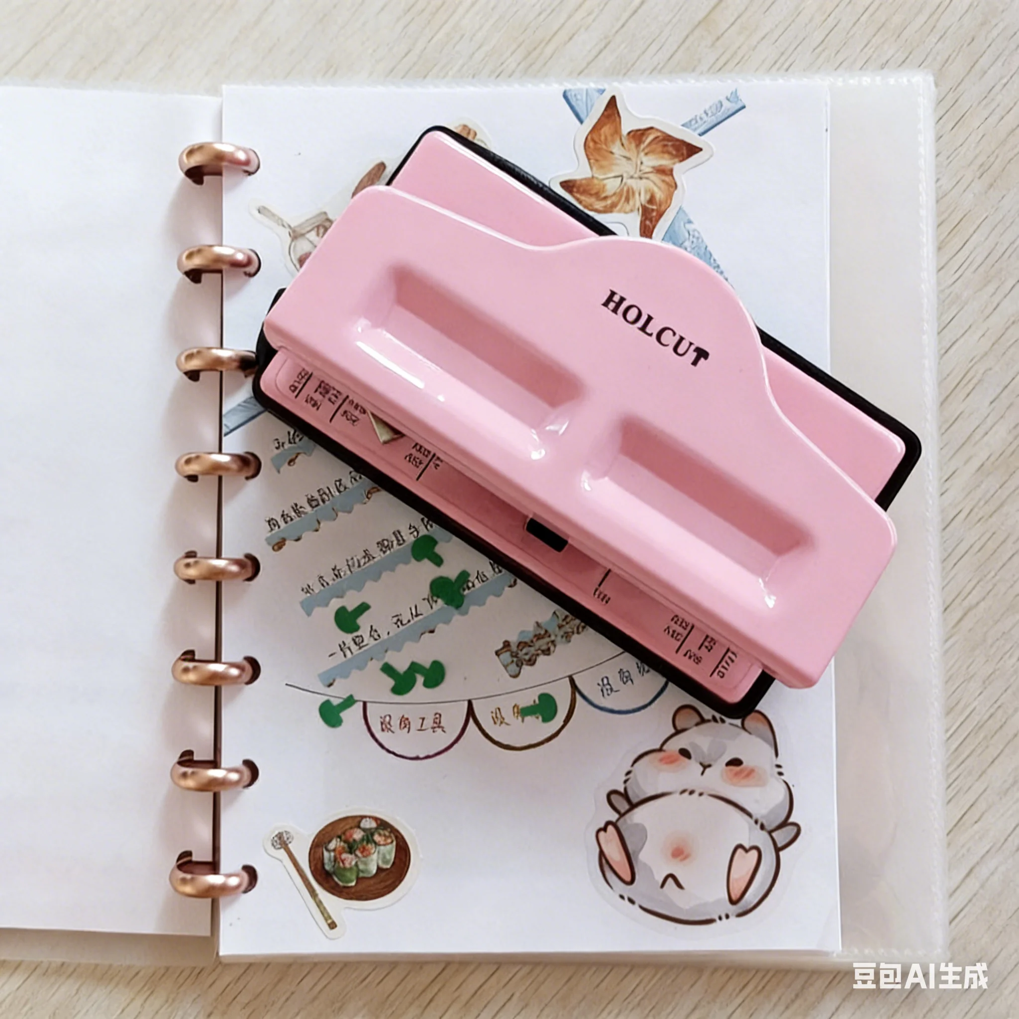

Mushroom Hole Punch T-hole Loose-leaf Binding Binding Storage Paper Puncher for A3 / A4 / A5 / A6 /A7 Dairy Planner Organizer