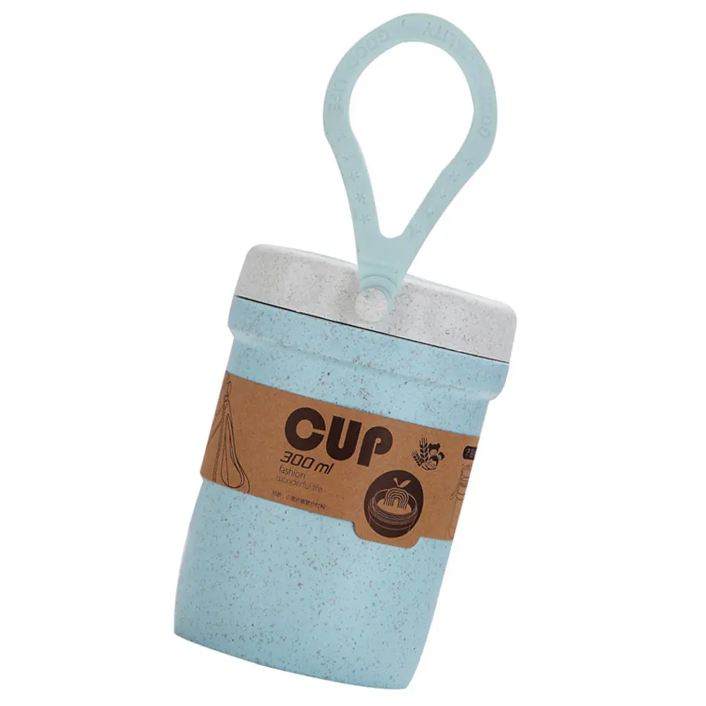 

Thermal Insulated Water Bottle Soup Cup Vacuum Mug Portable PP Material Sealed Travel Winter Gift Anti Leak Breathing Port