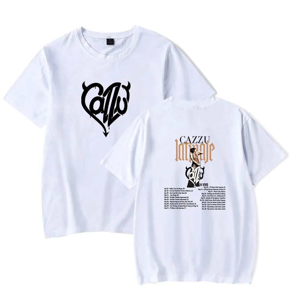 Cazzu Merch tshirt 2026 Tour Unisex Tops Tee Outdoor Tee Fashion y2k Tops