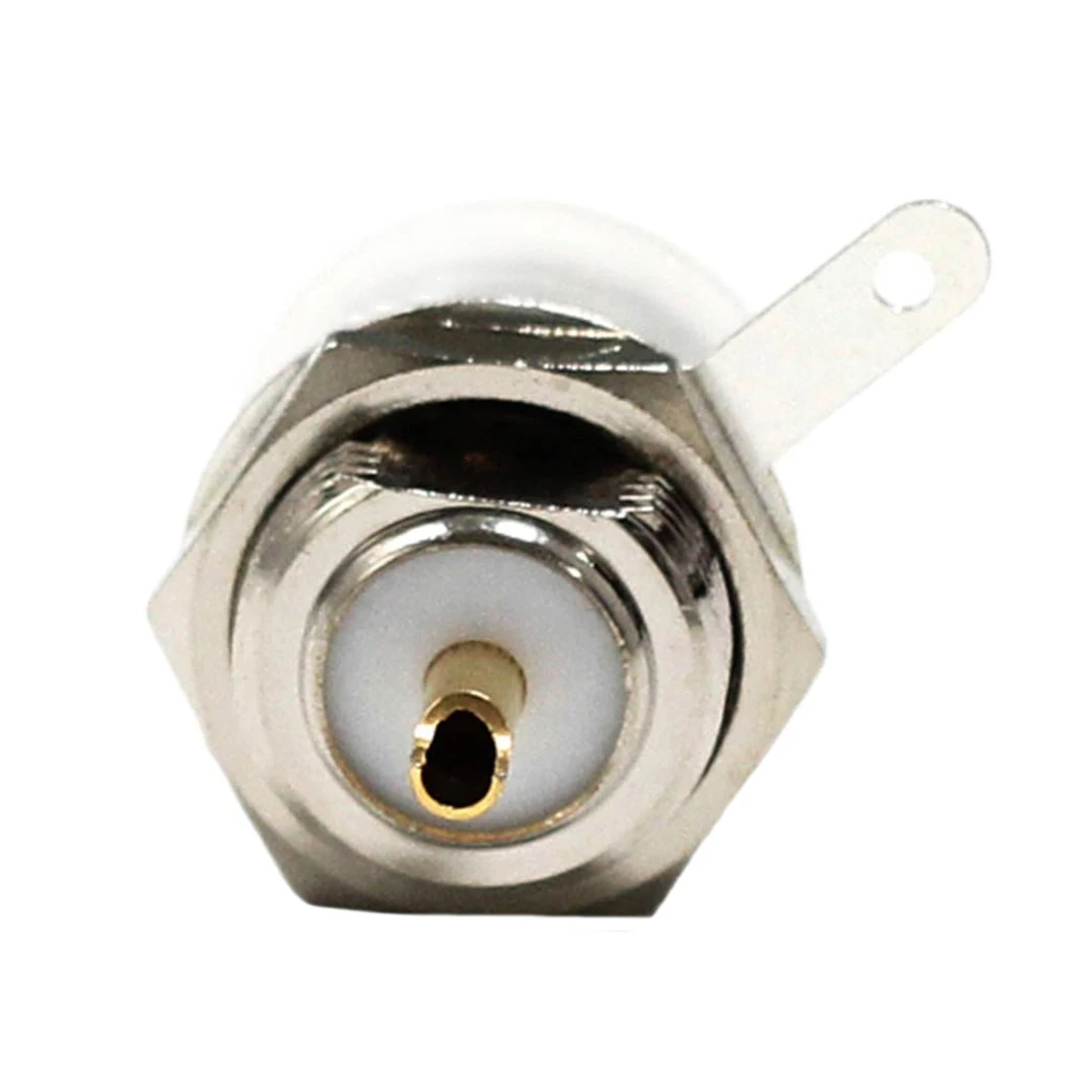 1pc N  Female Jack Nut RF Coax Convertor Connector Solder Cup Cable Straight Nickelplated  Wholesale New