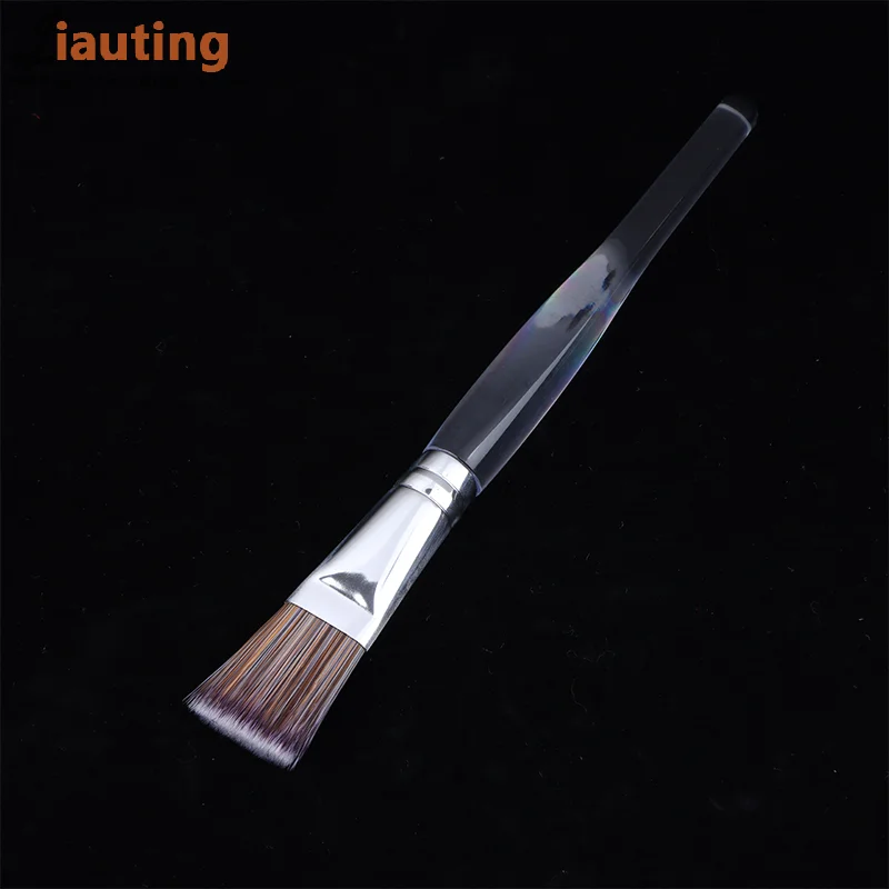 Spazzola per la pulizia del viso Spazzola per il lavaggio del massaggio del viso per capelli morbidi Spazzola per maschera per il viso Strumento portatile per la cura della pelle