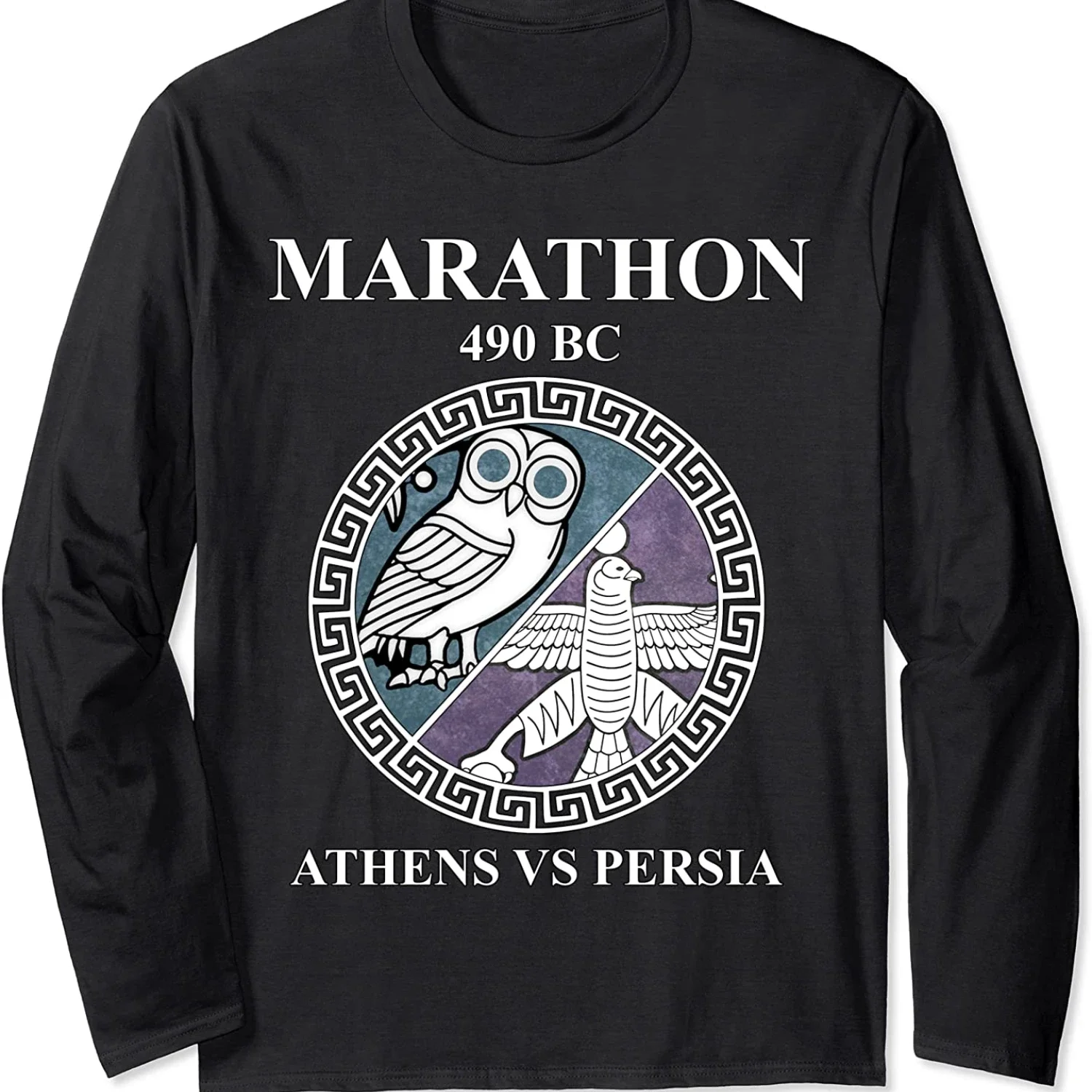 The Battle of Marathon Athens Vs Persia T-Shirt. Premium Cotton Long Sleeve O-Neck Mens T Shirt New S-3XL