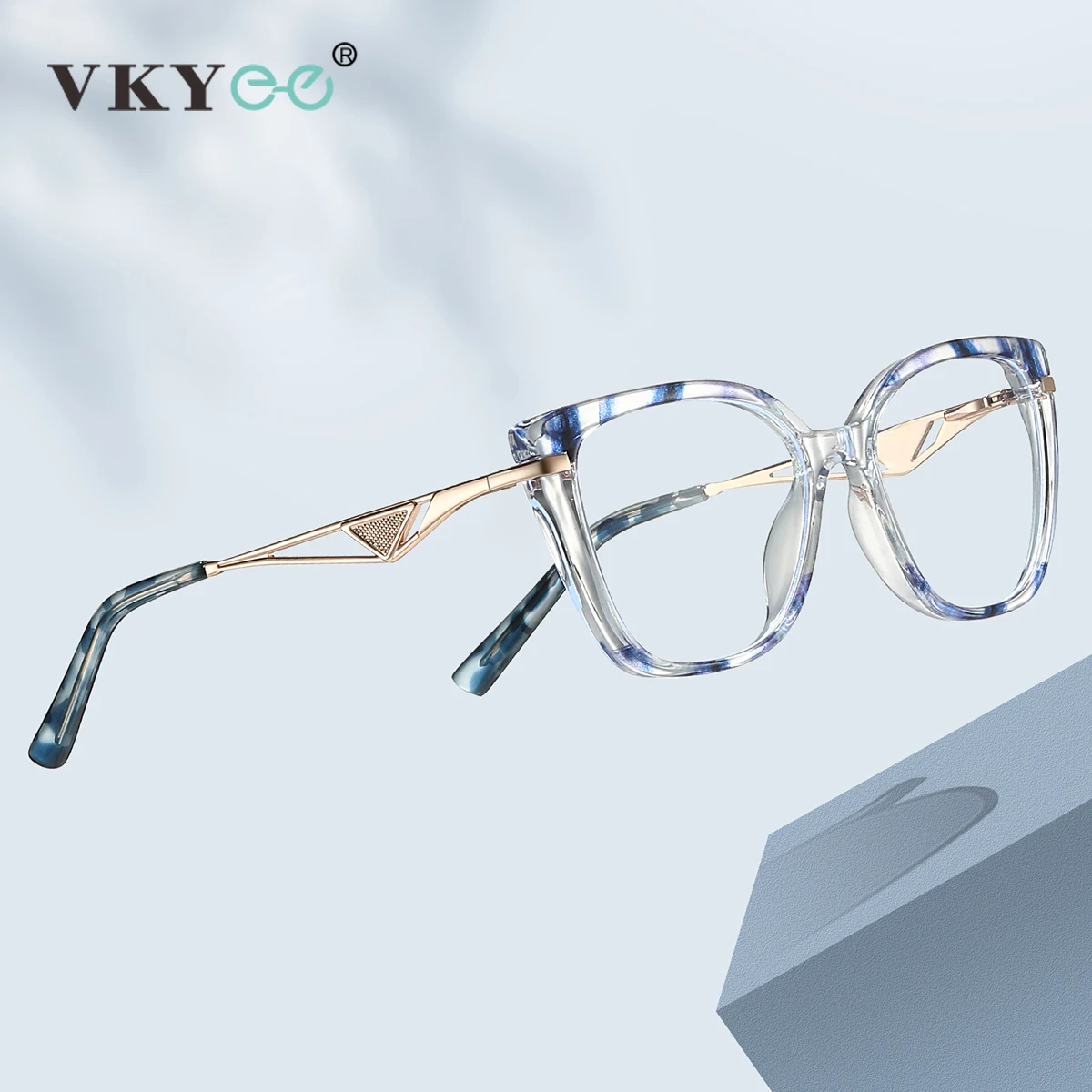 VICKI Gafas cuadradas para mujer, gafas fotocromáticas multicolores de enfoque múltiple, disponibles por prescripción 87326