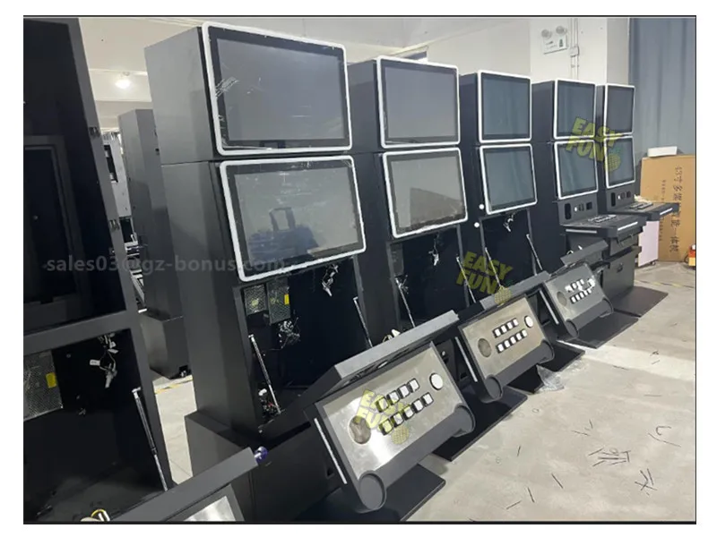 آلة ألعاب المهارات الشهيرة ذات الشاشة المزدوجة وزر بيضاوي كبير للعب الممرات التي تعمل باللعبة Huff N Puff #2