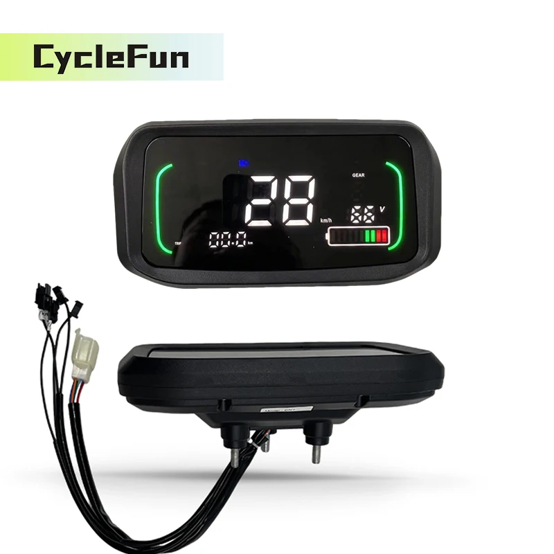 VOTOL EM150S EM-150 contrôleur sans brosse à onde sinusoïdale Programmable avec compteur de vitesse N7 pour moto électrique ATV