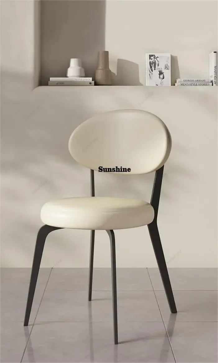 

Белые обеденные стулья во французском стиле, современный простой дизайн, стулья для обеденного стола с подлокотниками, стулья для столовой FT